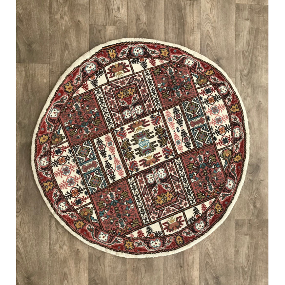 Tapis Fin Rond Mandala Noué 30*30