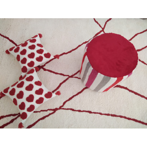 Pouf Rond Contour Kilim