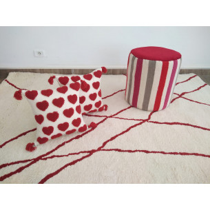 Pouf Rond Contour Kilim