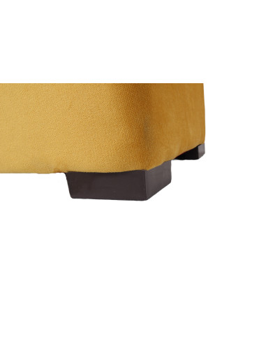 Woven pouf in kilim wool