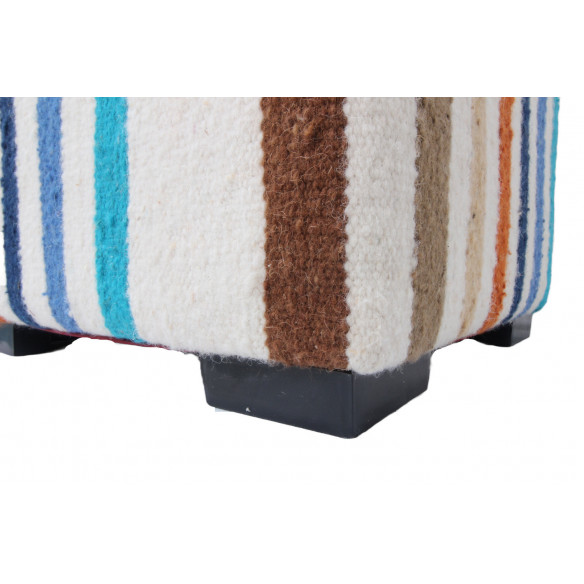 Pouf kilim multicolore