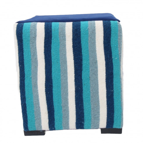Pouf Carré Contour Kilim