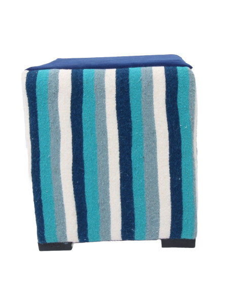 Pouf Carré Contour Kilim