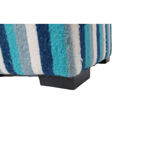 Pouf Carré Contour Kilim