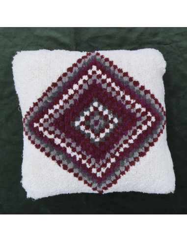 Multicolored Berber cushion
