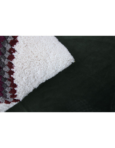 Multicolored Berber cushion