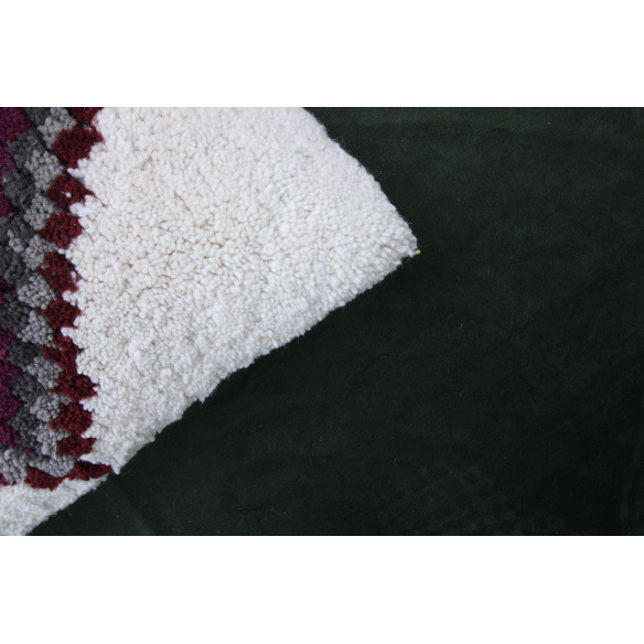 Multicolored Berber cushion
