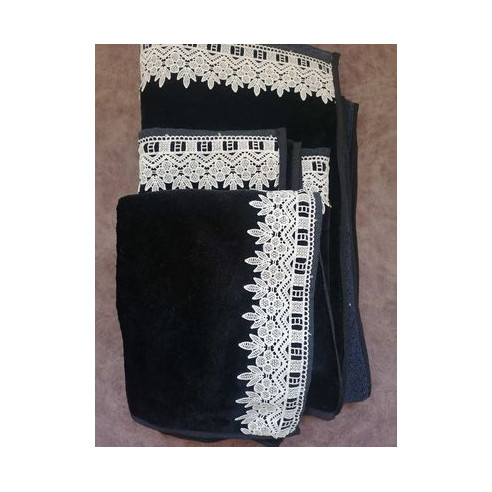 Serviettes de bain lot de 3 pièces