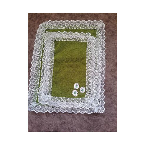 Set of 3 tray napkins