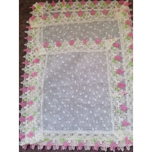 Ensemble  de 3 serviettes de plateau brodé