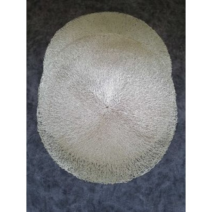 Placemat Beige Round Shape