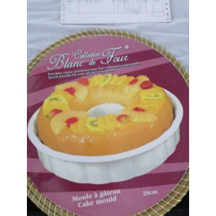 Moule à gateaux blanc