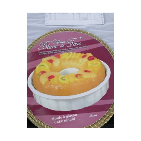 Moule à gateaux blanc