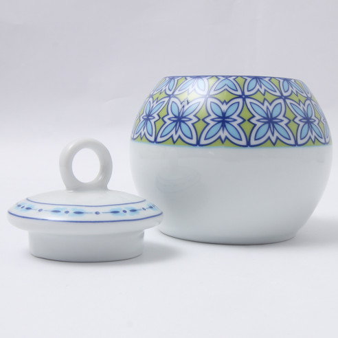 Service 9 pièces Thé MAURESQUE PISTACHE