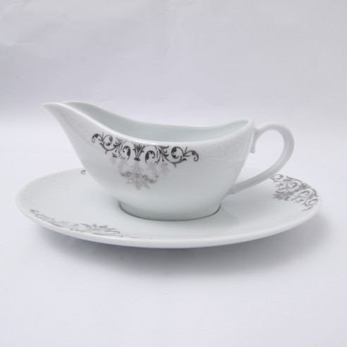 Service à table TAPIS PLATINE 56 pièces