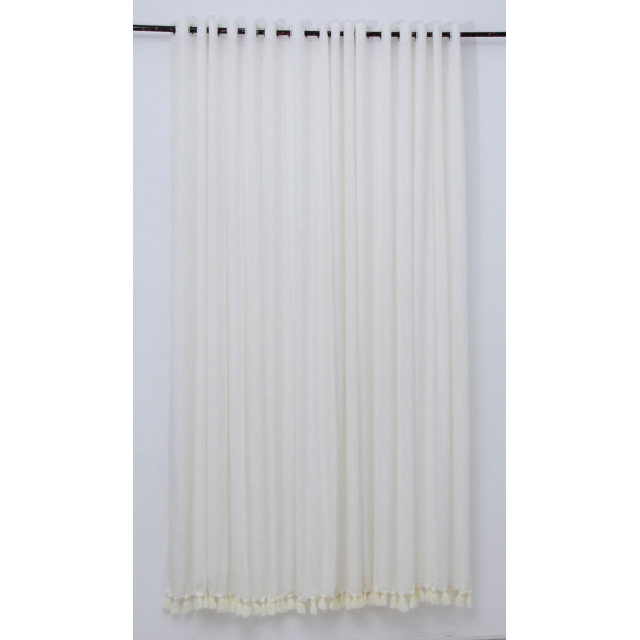 Rideau Hayek Artisanal Pompon