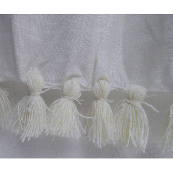 Rideau Hayek Artisanal Pompon