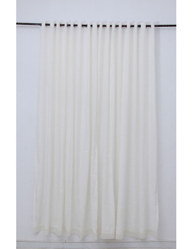 Rideau Hayek avec dentelles