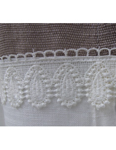 Hayek bi-color lace curtain 2