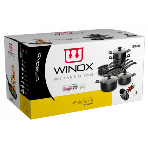   BATTERIE 15 PIECES DIAMOND  