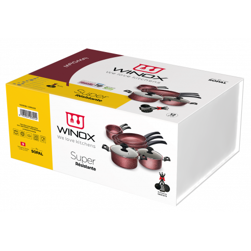   BATTERIE 12 PIECES MAGMA 