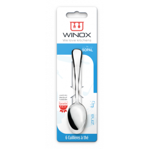   BLISTER CUILLERES A THE SERIE ZINA 6P 