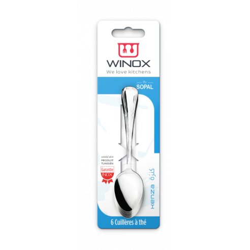   BLISTER CUILLERES A THE SERIE KENZA 6P 