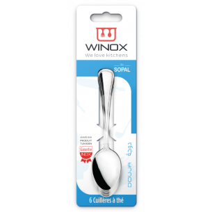   BLISTER CUILLERES A THE SERIE DOUJA 6P 