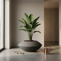 Bac à Fleurs Design Sonic 50 pour Jardin et Terrasse
