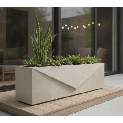 Jardinière Design FOLD pour Extérieur | Bac à Fleurs Moderne