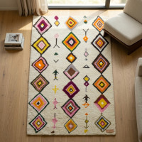 Tapis Berbère en Laine Fait Main LEANNA