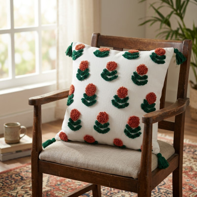 Artisanal Berber Kilim Cushion 'Sahara'