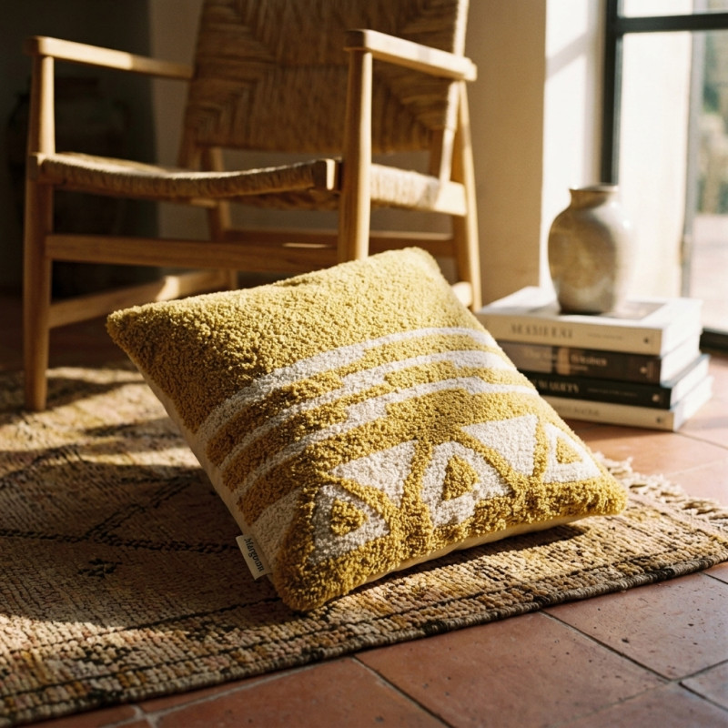 Sibylle Authentic Handwoven Berber Cushion