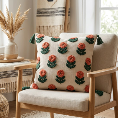 Personalised Aster Decorative Cushion 40x40cm