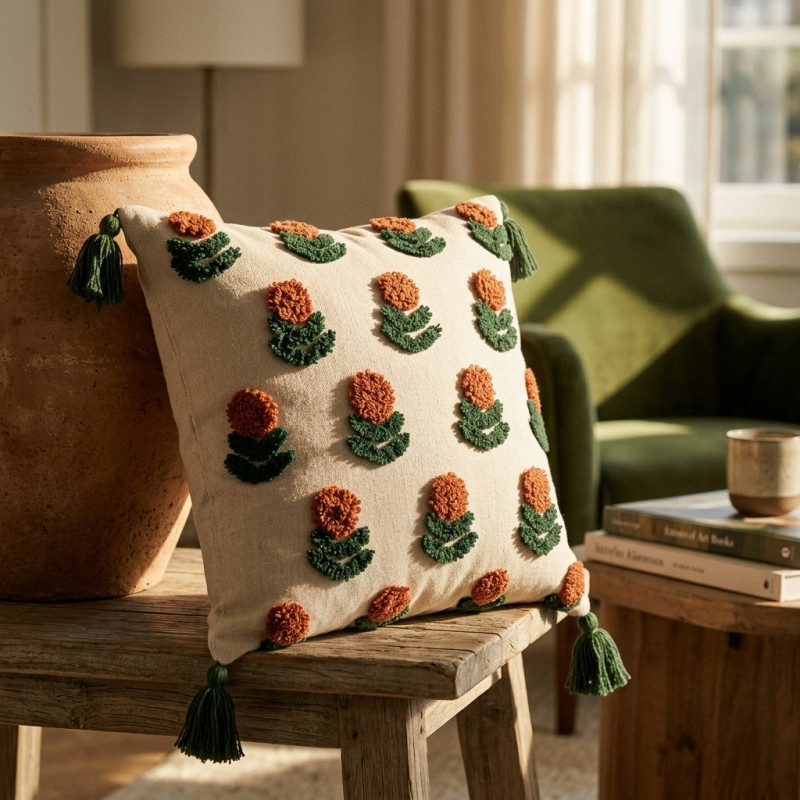 Personalised Aster Decorative Cushion 40x40cm