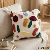 Coussin Carré Décoratif Multicolore 40x40 cm