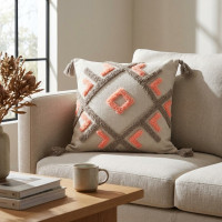 Mixed Pattern Decorative Cushion 40x40 cm