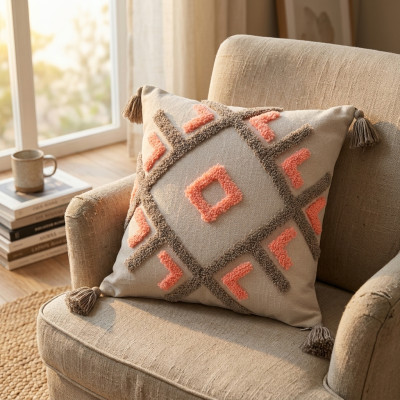Coussin Décoratif Panaché Coloré 40x40 cm