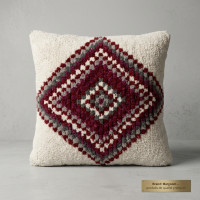 Coussin Berbère Kilim Multicolore Tissé Main