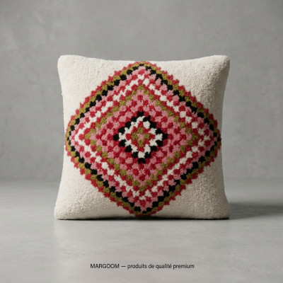 Coussin Berbère Coloré Artisanal - Margoom 2