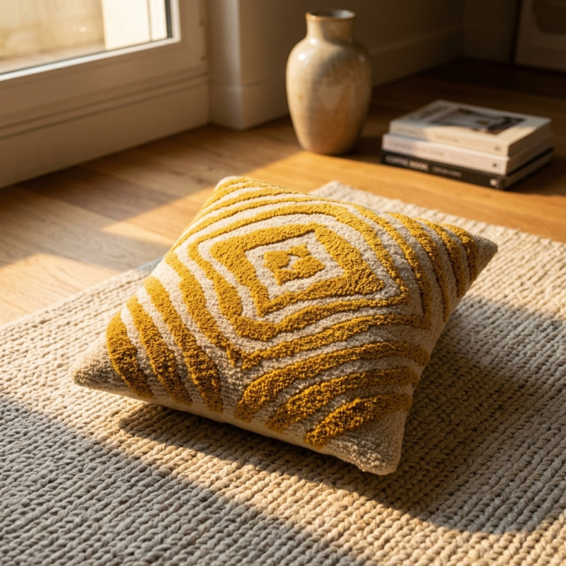 Judith Handmade Berber Cushion - North African...