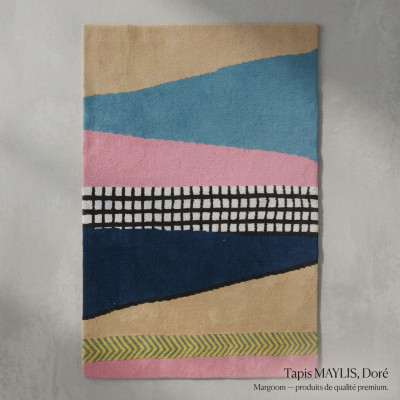 Maylis Handwoven Wool Berber Rug 2