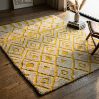 Handgeknüpfter Berber Teppich FLORA aus Wolle