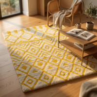 Flora Authentic Handmade Berber Wool Rug