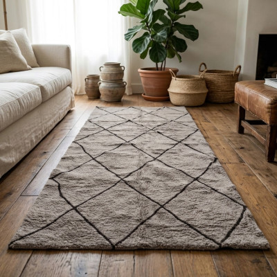 Tapis Berbère en Laine Fait Main - Modèle ALIA