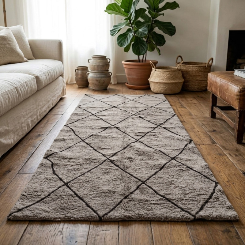 ALIA Authentic Hand-Knotted Berber Wool Rug