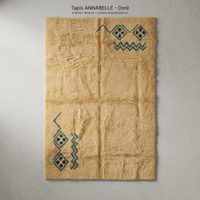 Tapis Berbère Annabelle en Laine Fait Main Authentique 2