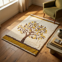 Tapis Berbère Authentique en Laine Fait Main 1.5mx2.25m