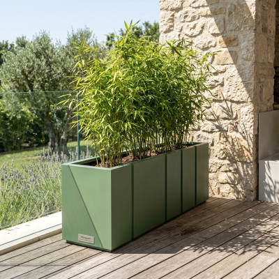 Jardinière Design Extérieur STRIPE - Bac à Fleurs Moderne 2